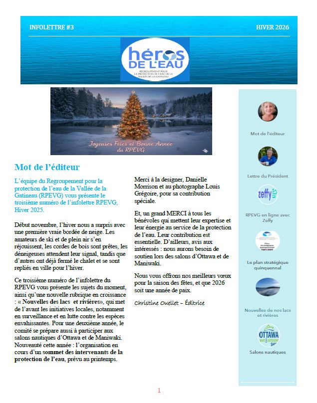 Infolettre Hiver 2026